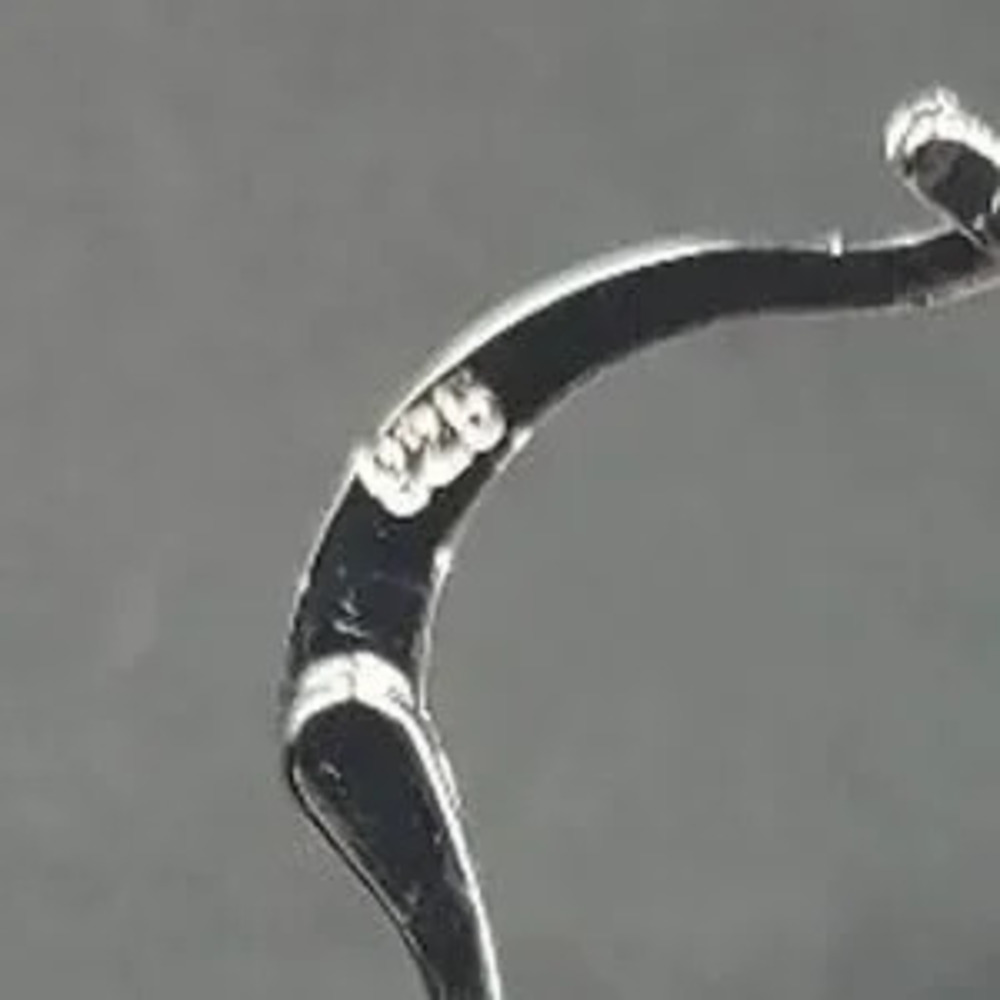925 Silver Boho Ornate Lattice Hoop Dangle Earrings Lever Back Womens Gift